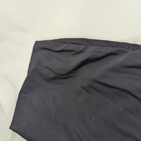 Good American Swim Top Women Black Better Band Bandeau Strapless - Picture 2 of 9